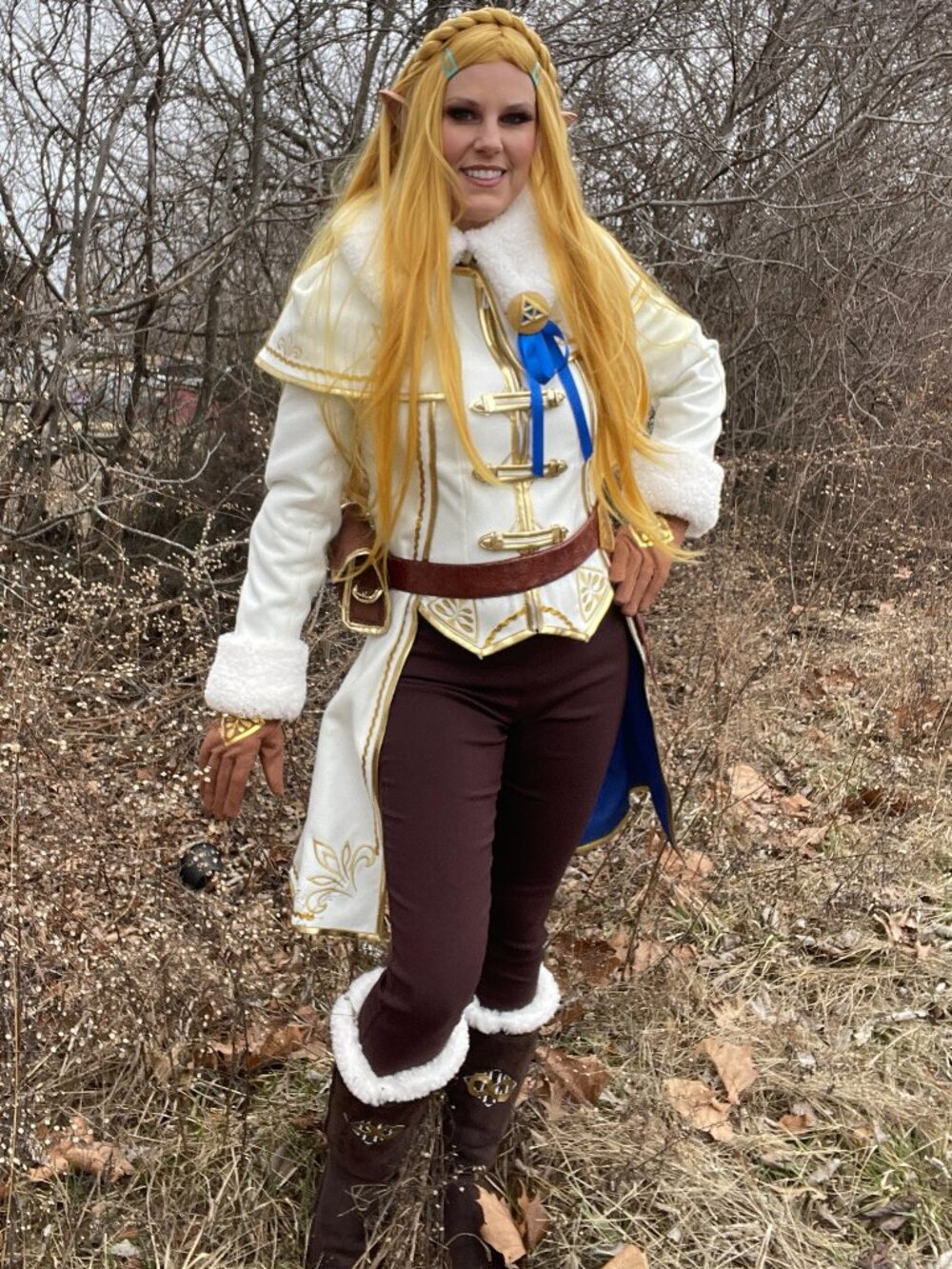 Princess Zelda Winter Outfit BOTW cosplay costume Sz. Large